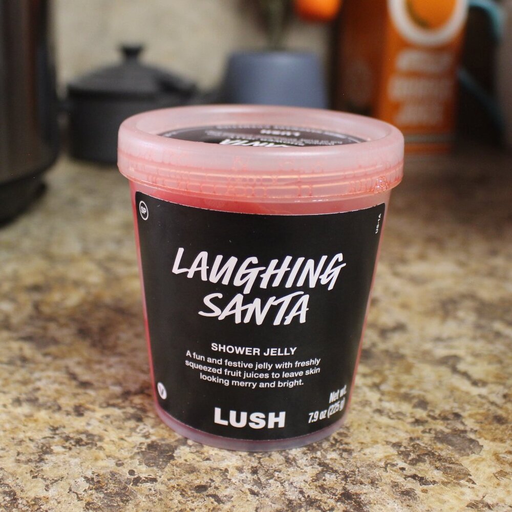 Laughing Santa Lush Shower Jelly Christmas